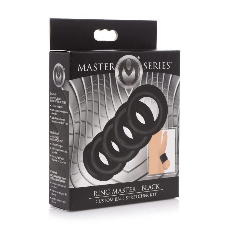 XR BRANDS MASTER BALL STRETCHING KIT 6PC