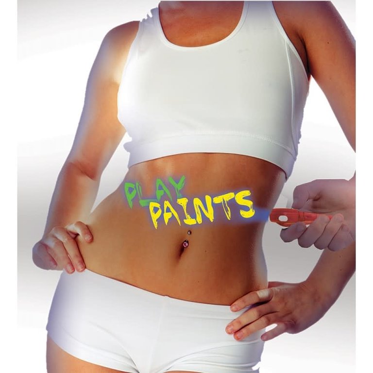 HOTT PRODUCTS NEON BODY PAINTS 3PK CARDED