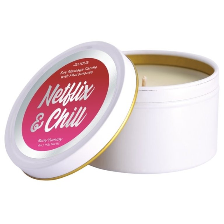 CLASSIC BRANDS CANDLE W/ PHEROMONES NETFLIX & CHILL BERRY YUMMY 4OZ