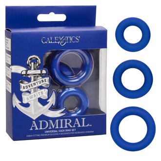 CALIFORNIA EXOTIC ADMIRAL UNIVERSAL COCK RING SET