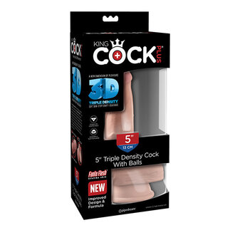 PIPEDREAM KING COCK PLUS TRIPLE DENSITY DILDO 5IN