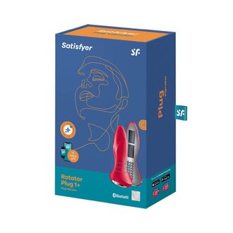 SATISFYER ROTATOR PLUG 1+ - RED