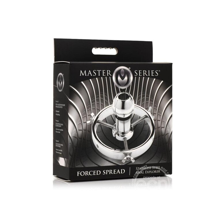 XR BRANDS FORCED SPREAD STAINLESS STEEL ANAL EXPANDER