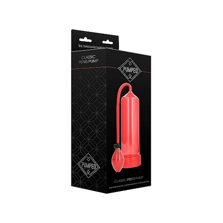 SHOTS AMERICA PUMPED CLASSIC PENIS PUMP RED