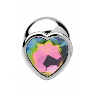 XR BRANDS BOOTY SPARKS PRISM HEART ANAL PLUG
