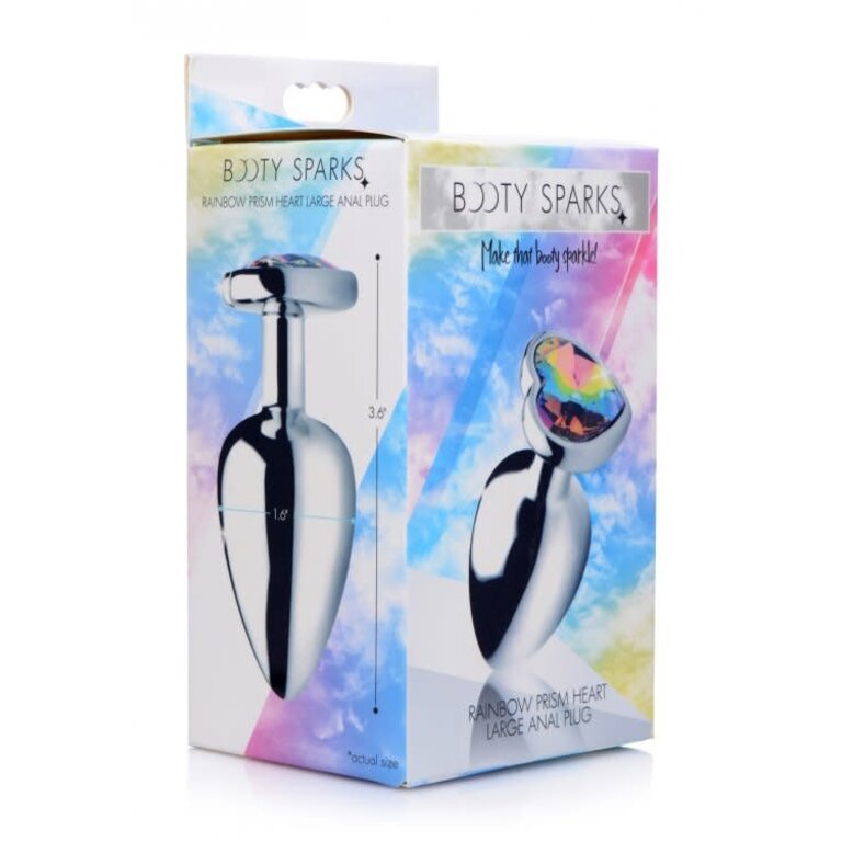 XR BRANDS BOOTY SPARKS PRISM HEART ANAL PLUG