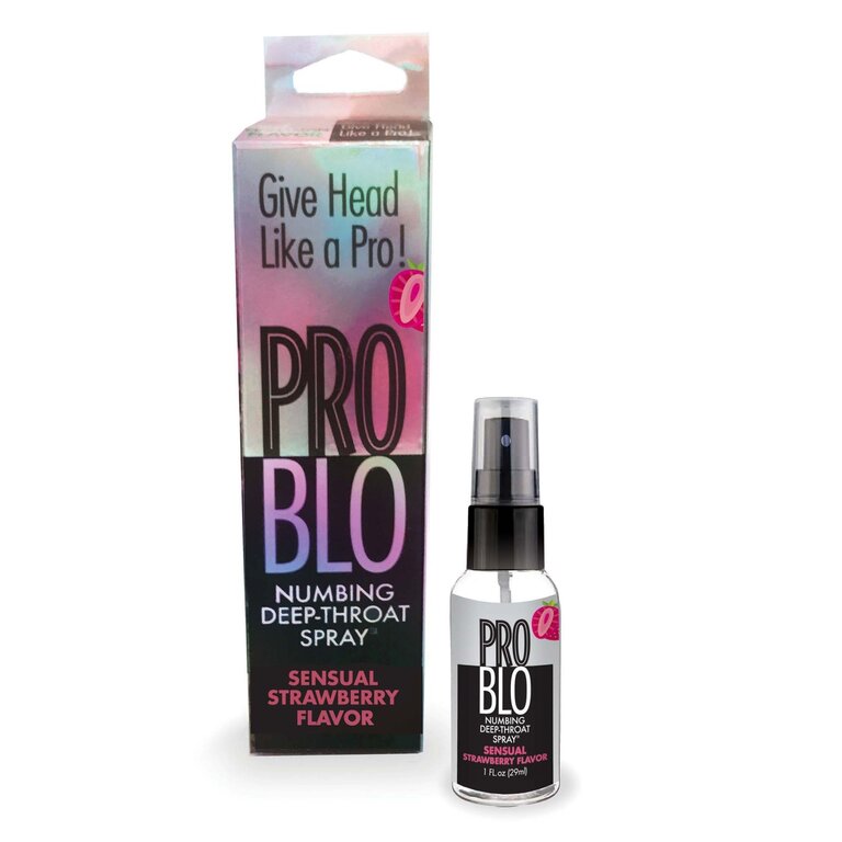 LITTLE GENIE PROBLO DEEP THROAT SPRAY STRAWBERRY