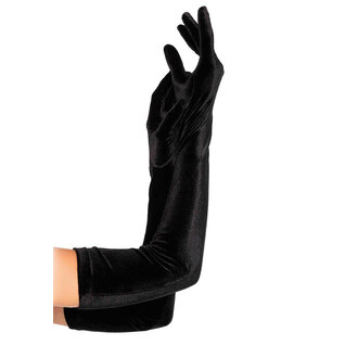 LEG AVENUE VELVET OPERA LENGTH GLOVES