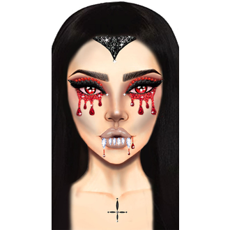 LEG AVENUE VAMPIRE ADHESIVE FACE JEWELS