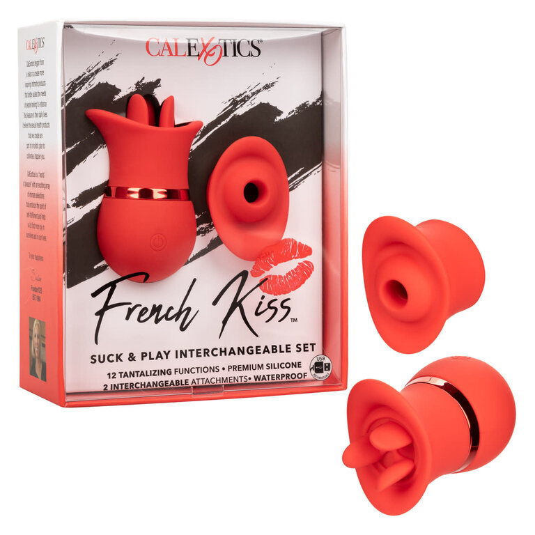 CALIFORNIA EXOTIC FRENCH KISS SUCK & PLAY SET