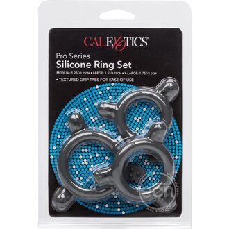 CALIFORNIA EXOTIC PRO SERIES SILICONE RING SET