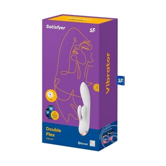 SATISFYER SATISFYER DOUBLE FLEX APP - WHT