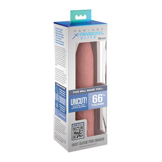 PIPEDREAM FANTASY X-TENSIONS ELITE UNCUT 7IN EXTENSION SLEEVE LIGHT