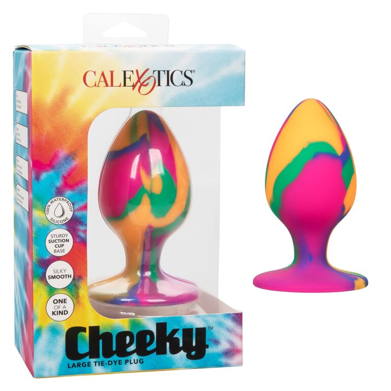 CALIFORNIA EXOTIC CHEEKY LARGE TIE DYE PLUG