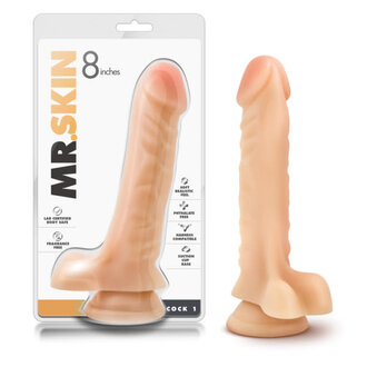 BLUSH NOVELTIES DR SKIN 8 COCK BEIGE MAGNUM DONG BEIGE "