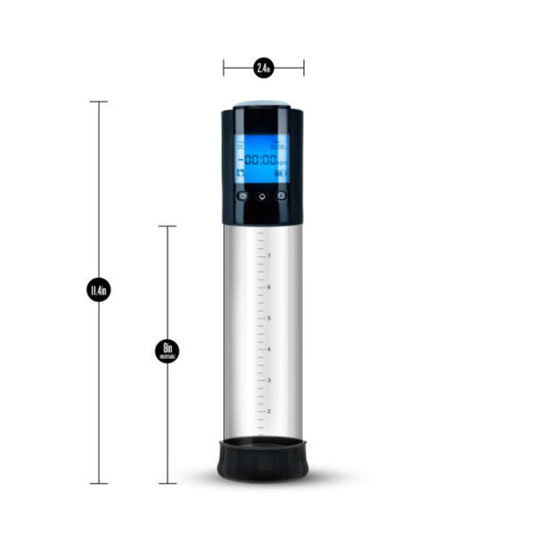 BLUSH NOVELTIES PERFORMANCE VX10 SMART PUMP CLEAR