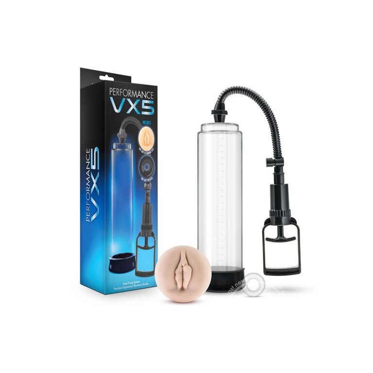 BLUSH NOVELTIES Performance VX5 Male Enhancement Penis Pump System - Clear