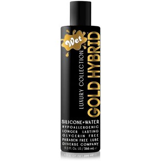WET WET GOLD HYBRID WATER SILICONE BLEND 9OZ