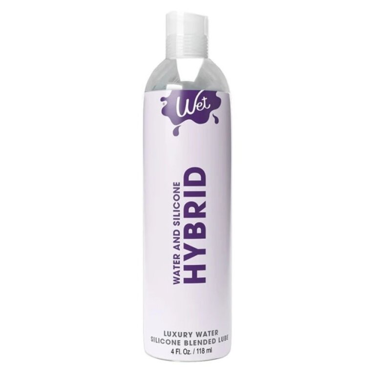 WET LUBE WATER-BASED & SILICONE 4OZ HYBRID WET