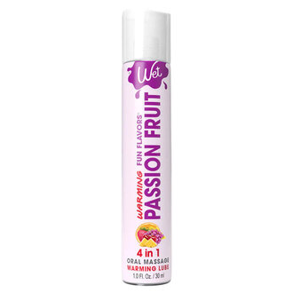 WET LUBE WARMING 4OZ PASSION FRUIT 4 IN 1