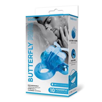 BODYWAND RECHARGEABLE BUTTERFLY RING