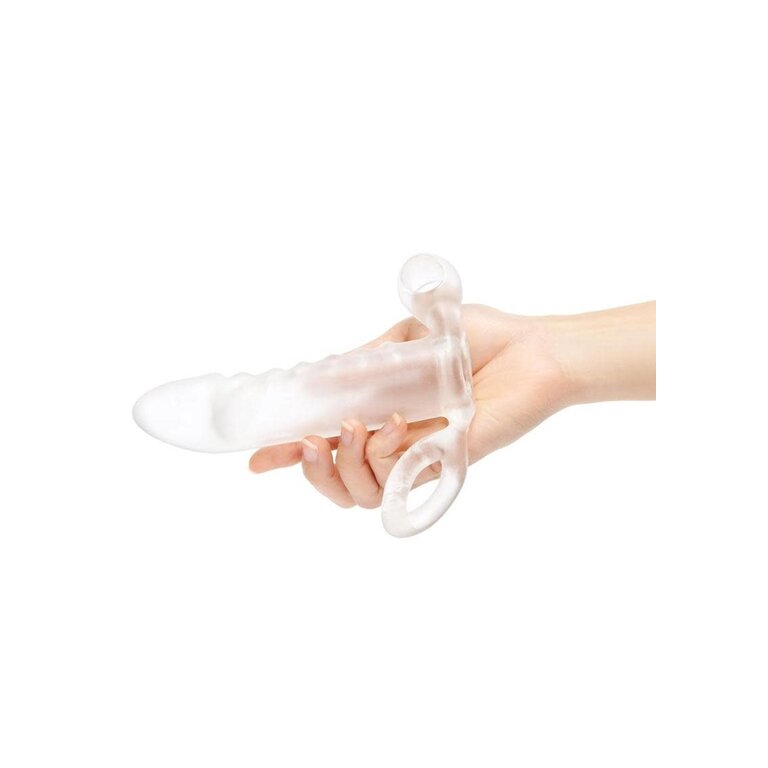 SIZE UP 2 IN. VIBRATING PENIS EXTENDER W/ BALL LOOP
