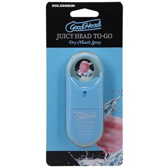 DOC JOHNSON GOODHEAD JUICY HEAD SPRAY TO- GO COTTON CANDY 0.30 OZ