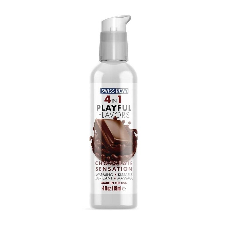 SWISS NAVY SWISS NAVY- 4 IN 1 CHOCOLATE SENSATION 4 OZ