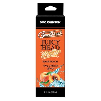 DOC JOHNSON GOODHEAD JUICY HEAD SOURS MOUTH SPRAY PEACH 2 OZ