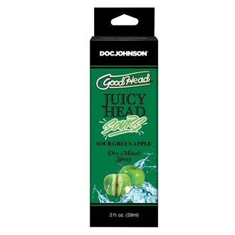 DOC JOHNSON GOODHEAD JUICY HEAD SOURS MOUTH SPRAY GREEN APPLE 2 OZ