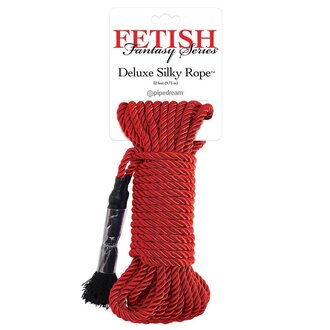PIPEDREAM FETISH FANTASY SERIES DELUXE SILK ROPE RED