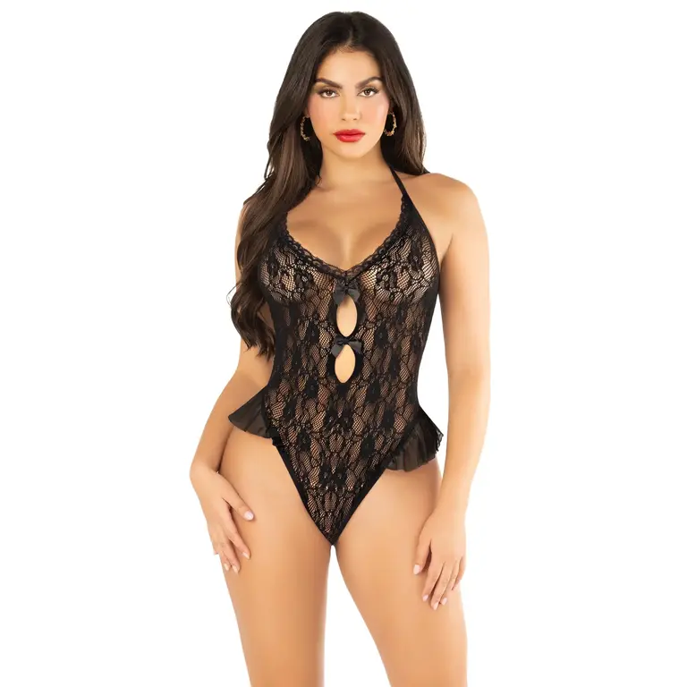LEG AVENUE NEW ROMANCE LACE TEDDY