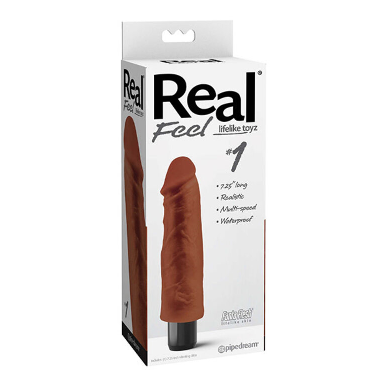 PIPEDREAM REAL FEEL LIFELIKE TOYZ #1 BROWN