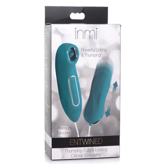 XR BRANDS VIBE CLIT STIMULATOR ENTWINED THUMPING EGG & LIC