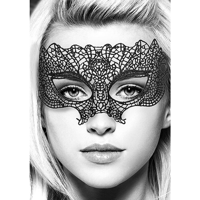 SHOTS AMERICA B&W LACE EYE MASK PRINCESS