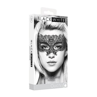 SHOTS AMERICA B&W LACE EYE MASK PRINCESS