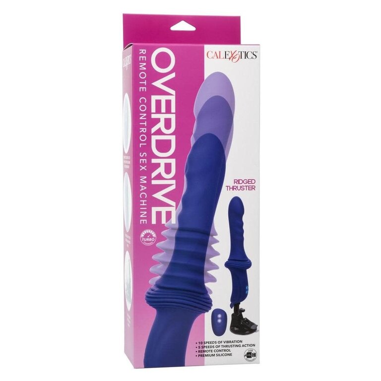 CALIFORNIA EXOTIC OVERDRIVE REMOTE SEX MACHINE RIDGED
