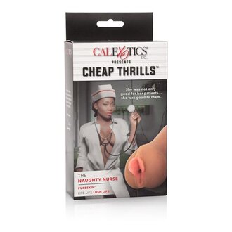 CALIFORNIA EXOTIC CHEAP THRILLS NAUGHTY NURSE STROKER