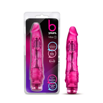 BLUSH NOVELTIES B YOURS COCKVIBE #1 PINK