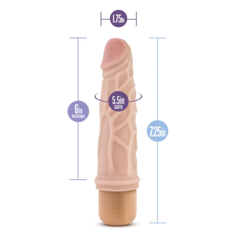 BLUSH NOVELTIES DR SKIN COCKVIBE #3 NATURAL