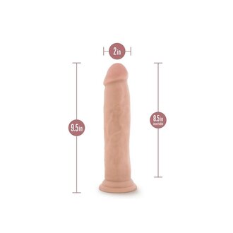 BLUSH NOVELTIES DR. HENRY DILDO W/ SUCTION 9IN VNLA