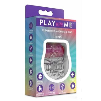 BLUSH NOVELTIES PLAY WITH ME PLEASER RECHARGEABLE COCK RING