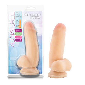 BLUSH NOVELTIES AU NATUREL 7 SENSA FEEL FAT BOY BEIGE "