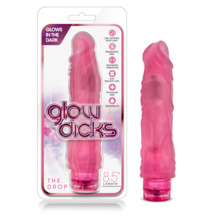 BLUSH NOVELTIES GLOW DICKS DROP PINK