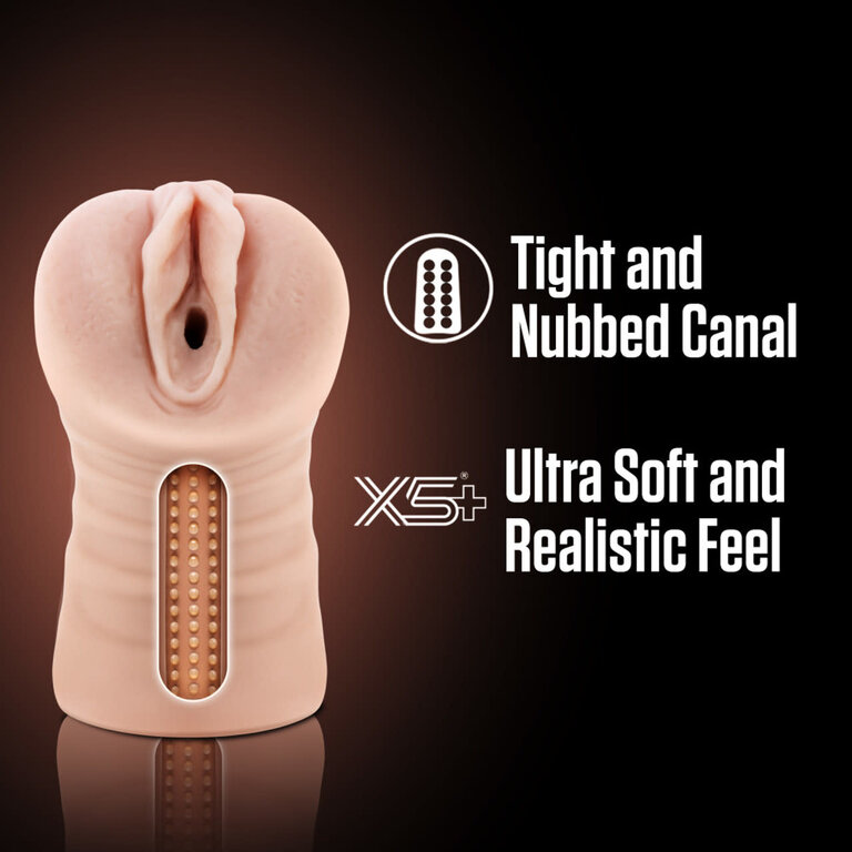 BLUSH NOVELTIES ENLUST AYUMI VIBRATING STROKER BEIGE