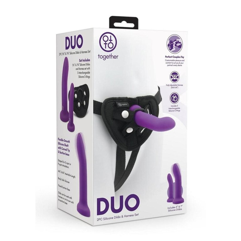 ELECTRIC/HUSTLER TOGETHER TOYS SILICONE 5.5IN & 7.75IN HARNESS