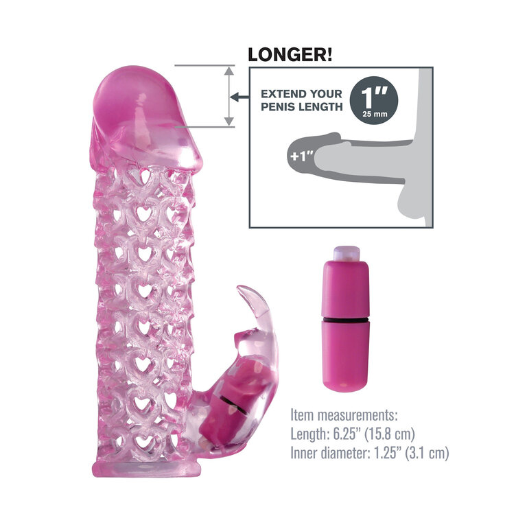 PIPEDREAM X-TENSIONS VIBRATING COUPLES CAGE PINK