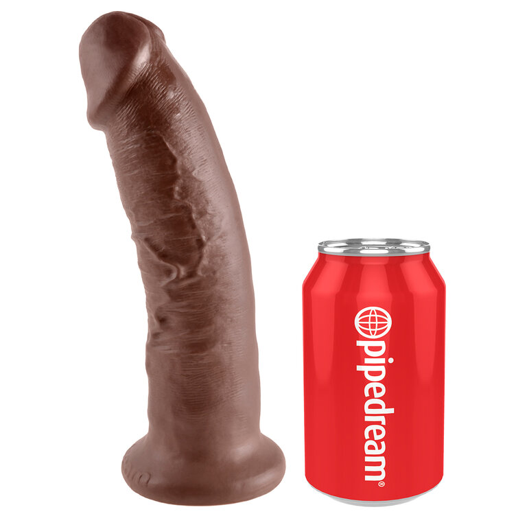 PIPEDREAM KING COCK 9 IN COCK BROWN