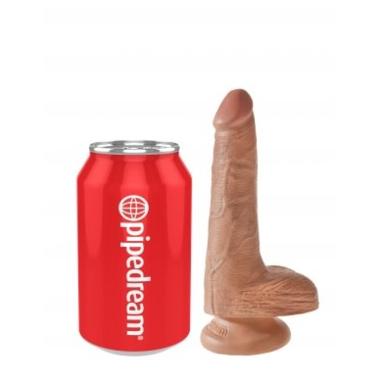 PIPEDREAM KING COCK 6 IN COCK W/BALLS TAN