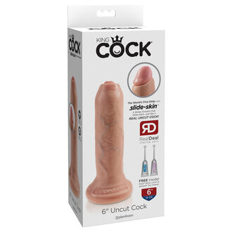 PIPEDREAM KING COCK 6 IN UNCUT LIGHT